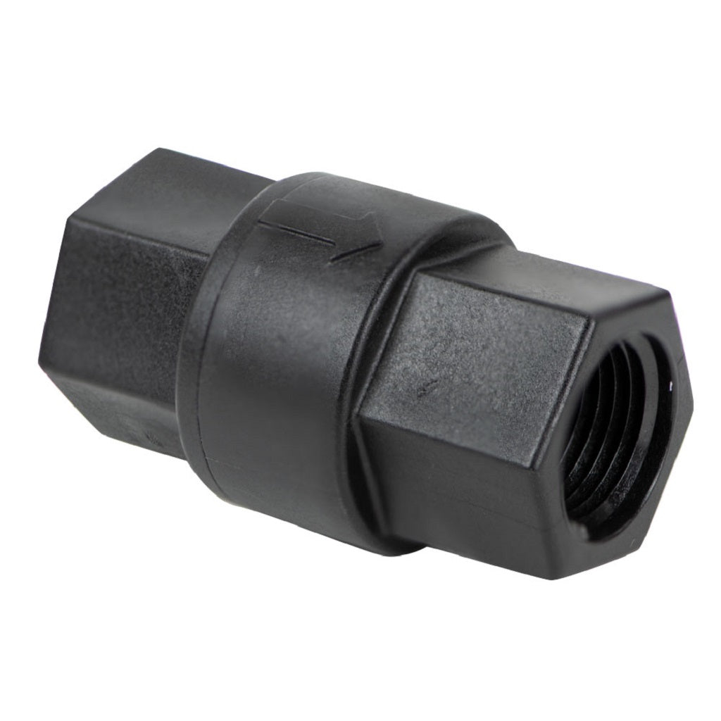 Check Valves Compact Harsh Chemical Resistant Poly Plastic Series 125 PSI