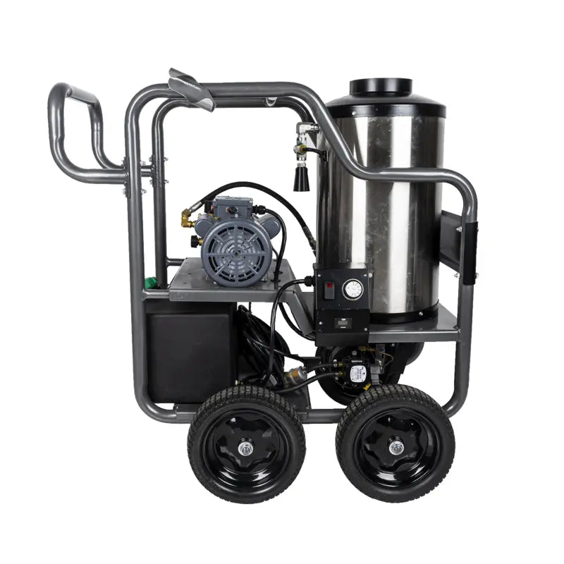 BE HW152EA 1500psi 2.0gpm Portable Electric Hot Water Direct Drive Pressure Washer with Diesel Burner ATPRO Powerclean Pressure Washers Online