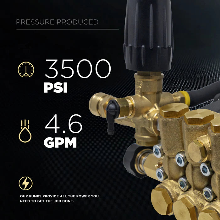 Centurion 85.129.133B P6 "Ready To Go" Pump 1-1/8 Inch Electric Motor Shaft 1750rpm 3500psi 4.6gpm