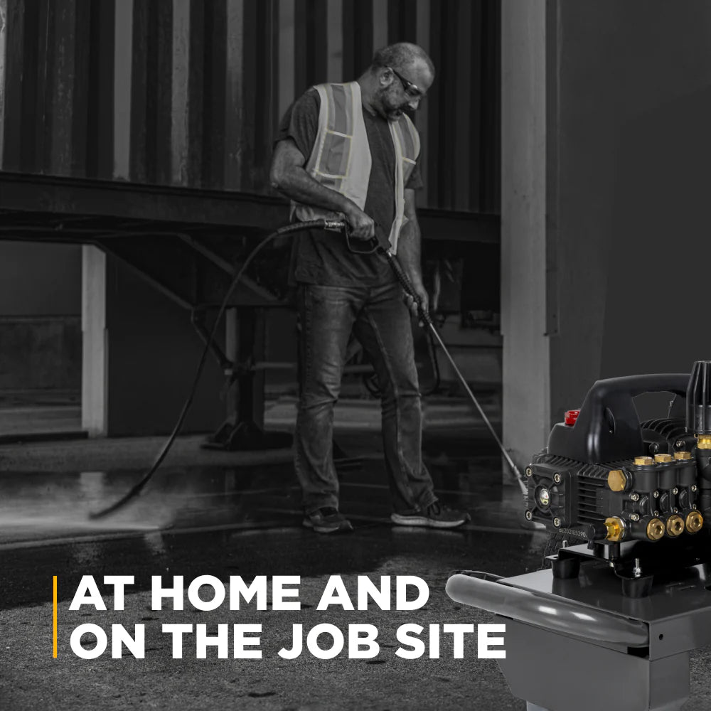 BE 1500psi 1.6gpm Electric Pressure Washer 120V Triplex Pump