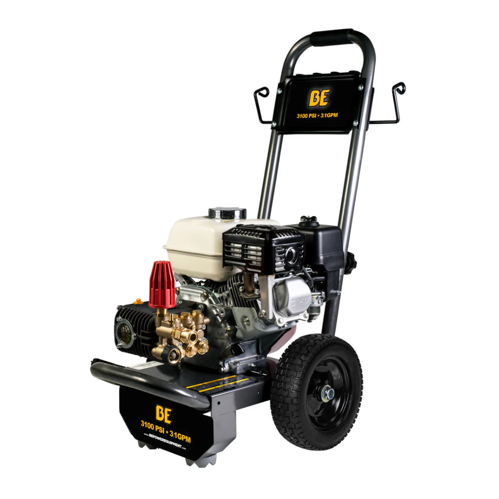 BE 3100psi 3.1gpm Honda GX200 Portable Direct Drive Pressure Washer B3165HC
