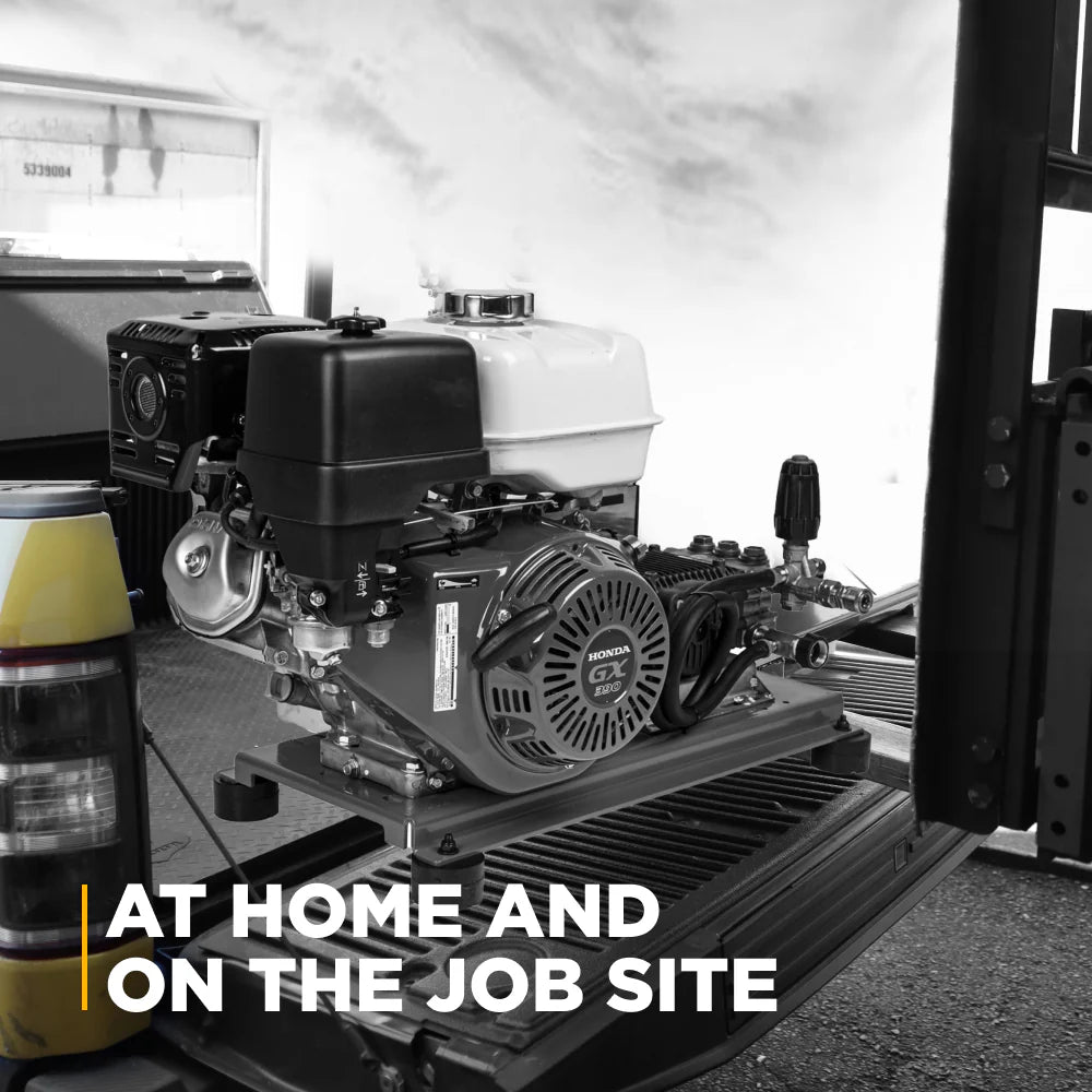 BE 3200psi 5.2gpm Honda GX390 Electric Start Belt Drive Pressure Washer Centurion Pump External Unloader Truck Mount