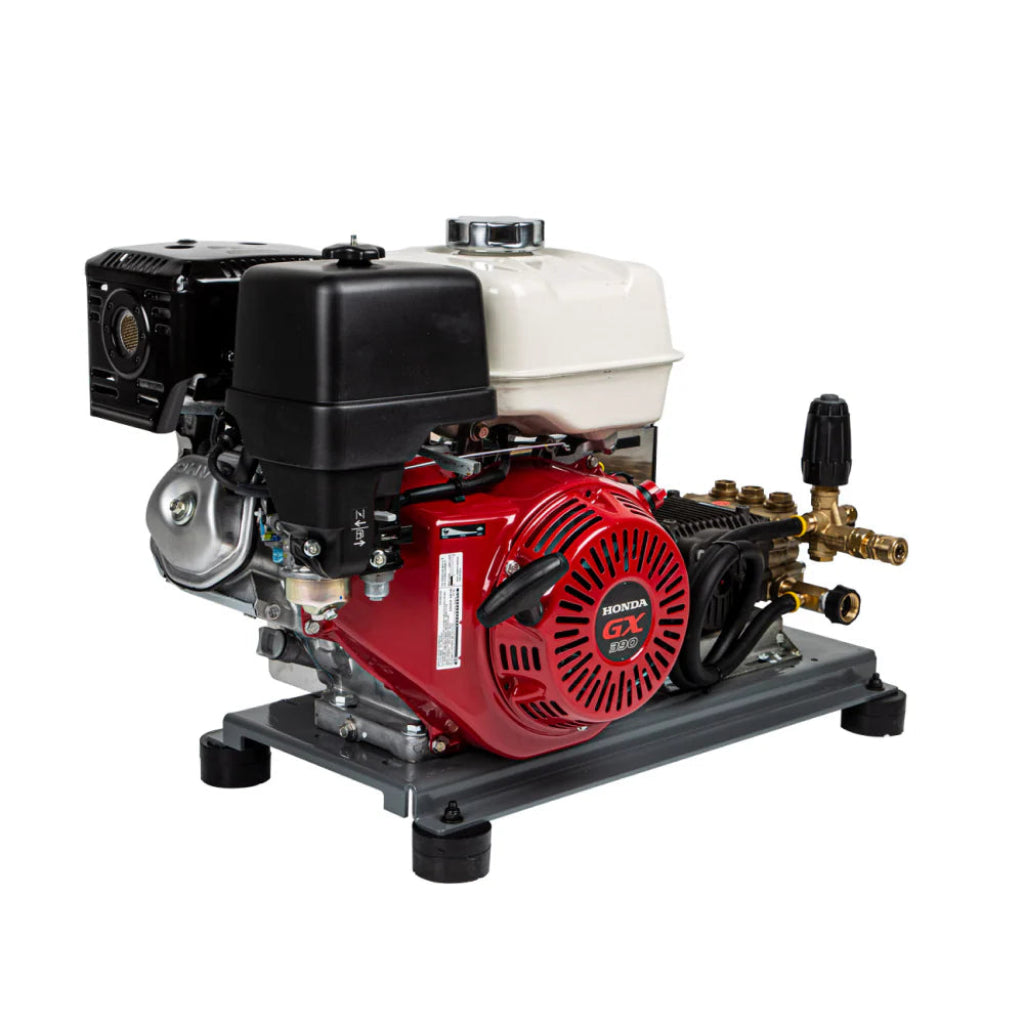 BE 3200psi 5.2gpm Honda GX390 Belt Drive Pressure Washer Centurion Pump External Unloader Truck Mount
