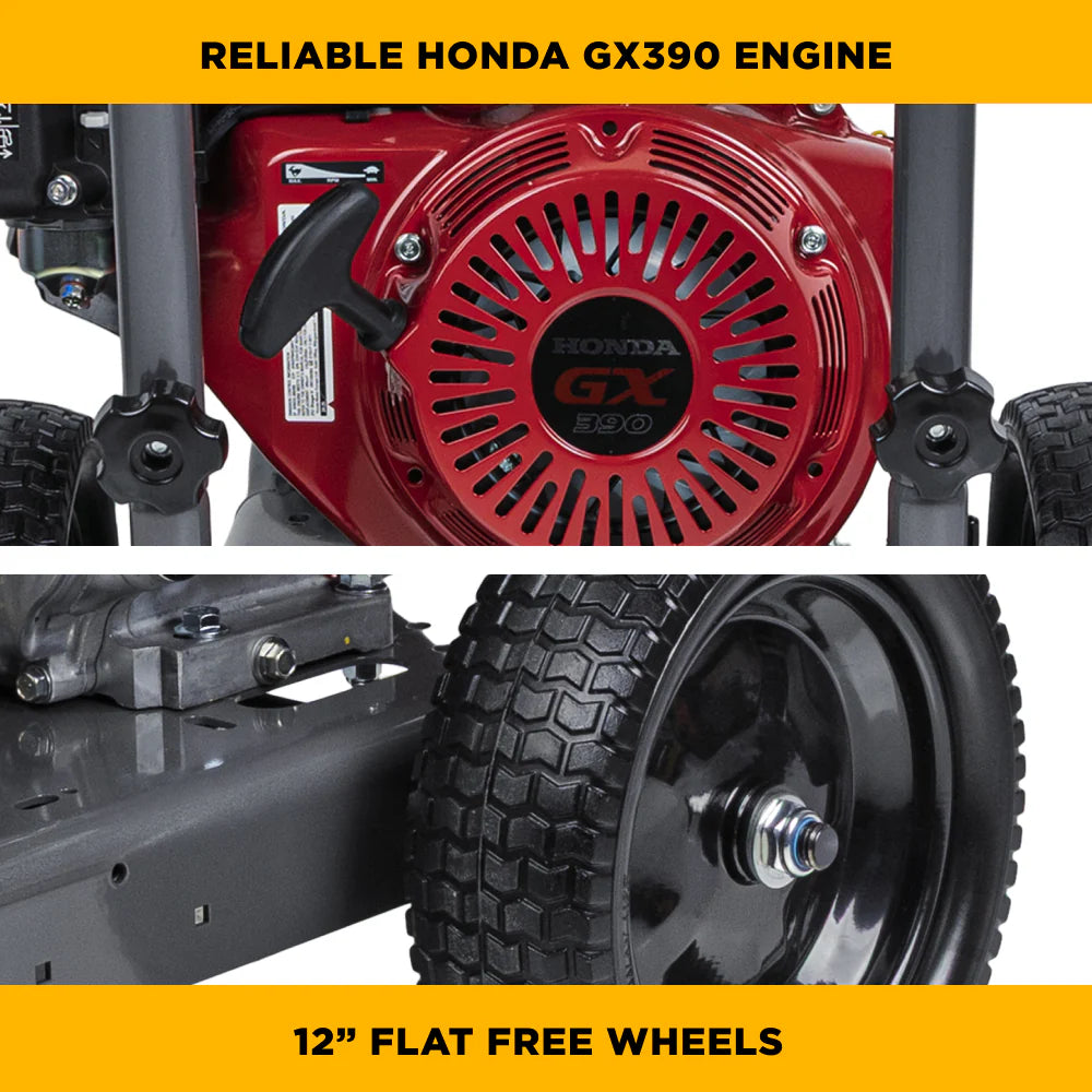 BE 4200psi 4.2gpm Honda GX390 Pressure Washer Centurion Pump