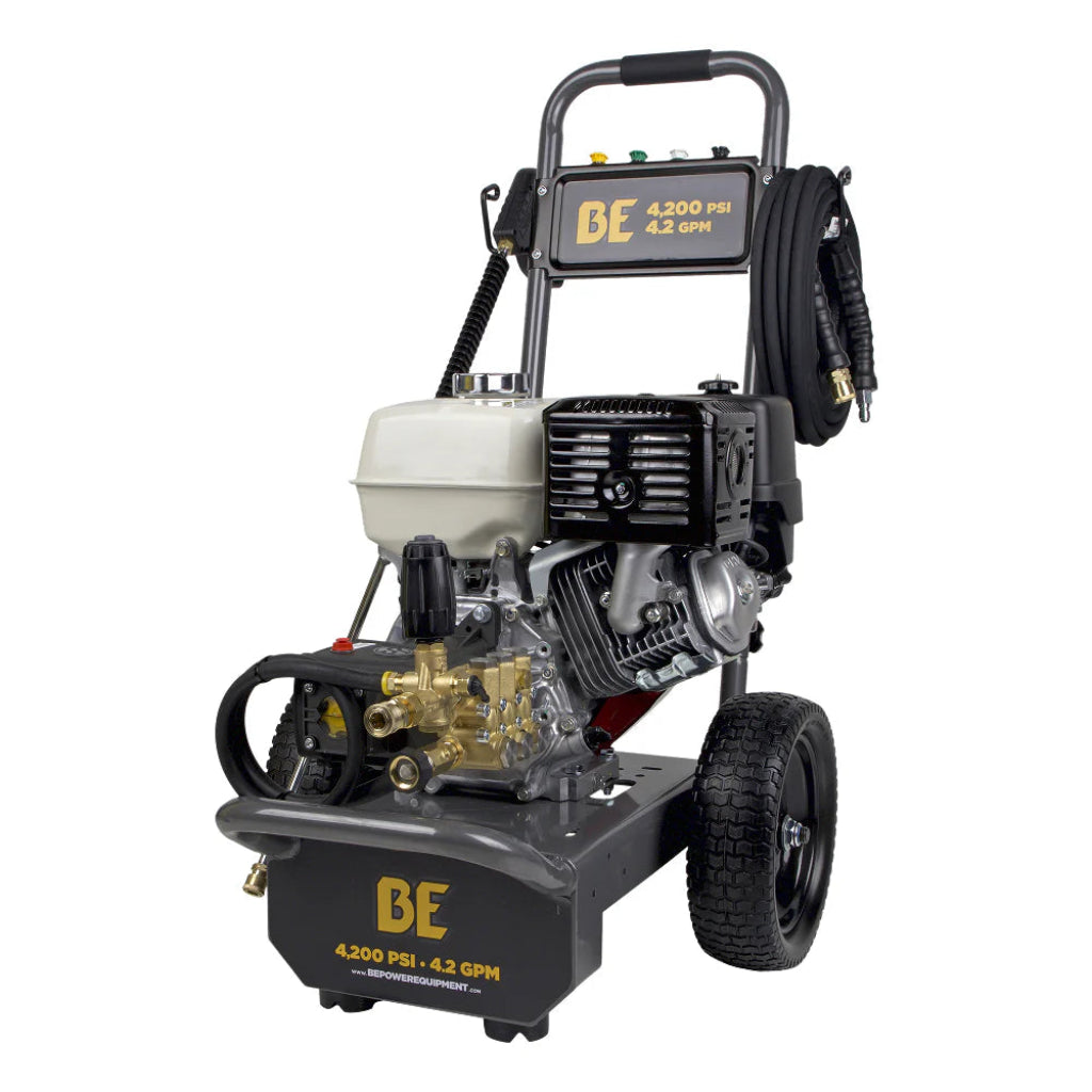 BE 4200psi 4.2gpm Honda GX390 Pressure Washer Centurion Pump Steel Frame