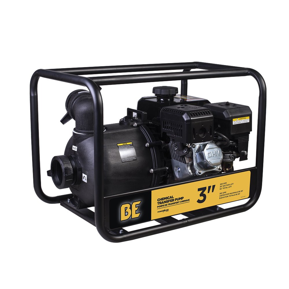 BE NP-3070R 3 Inch Chemical Transfer Pump 265 GPM Powerease 225