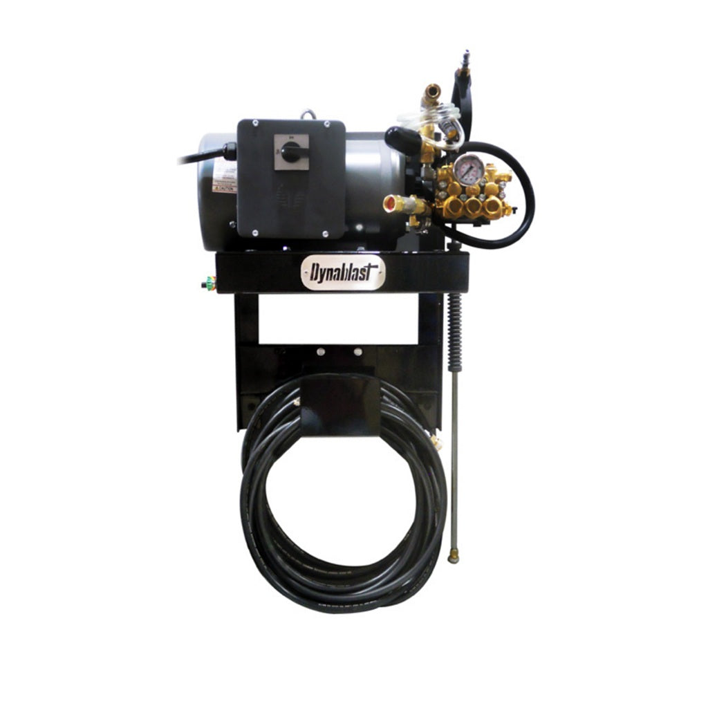 Dynablast 240Volt 1900psi 4.0gpm Industrial Electric Hot Water Capable Pressure Washer Wall Mount Time Delay Shutdown CWM1904HTDS1