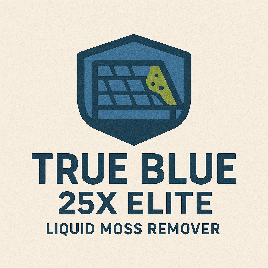 G627C TRUE BLUE ELITE 25X Liquid Moss Remover - Bleach Free Roof and Deck Treatment