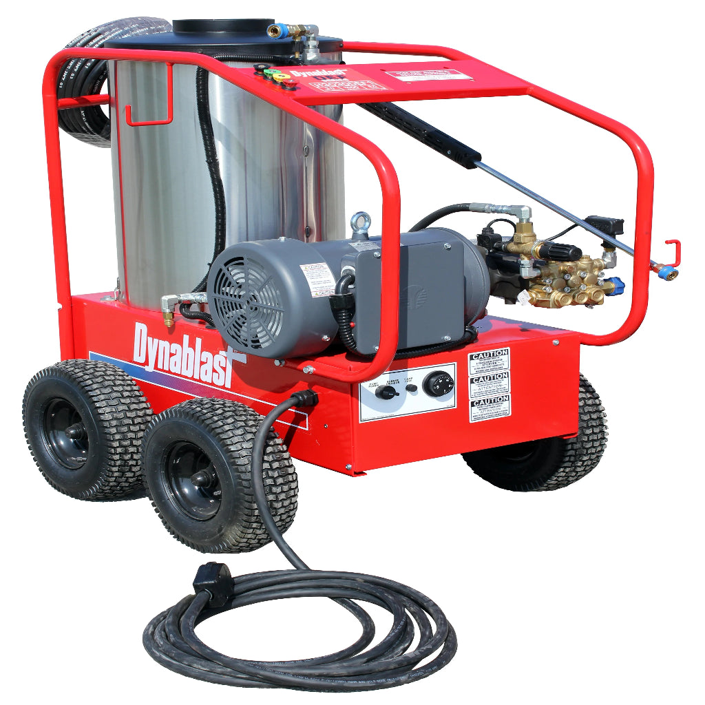 Dynablast 220Volt 2100psi 3.6gpm Portable Hot Water Electric Pressure Washer Diesel Burner H3621DEF1