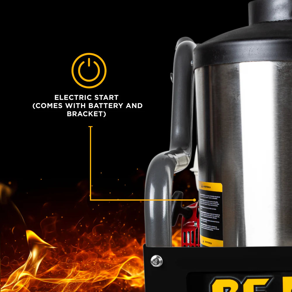 BE 4000psi 4.0gpm Honda Gas Hot Water Pressure Washer Diesel Burner Mobile Frame