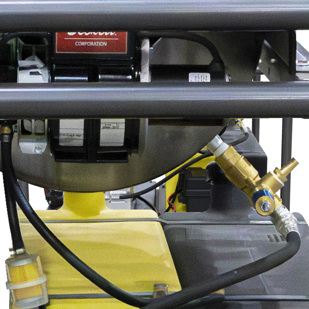 BE 3500psi 8.5gpm Honda Gas Hot Water Pressure Washer Diesel Burner Stationary Skid