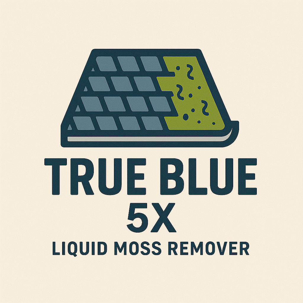 G626C TRUE BLUE 5X Liquid Moss Remover - Bleach Free Roof and Deck Treatment
