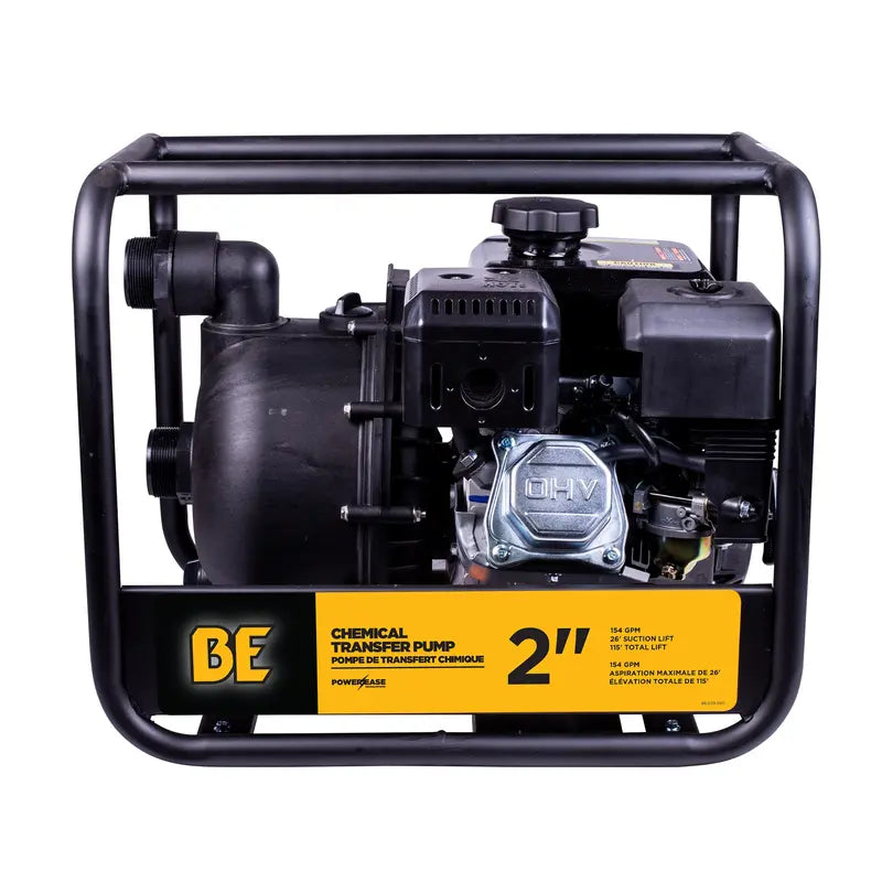 BE NP-2070R 2-Inch Poly Chemical Transfer Pump - 158 GPM
