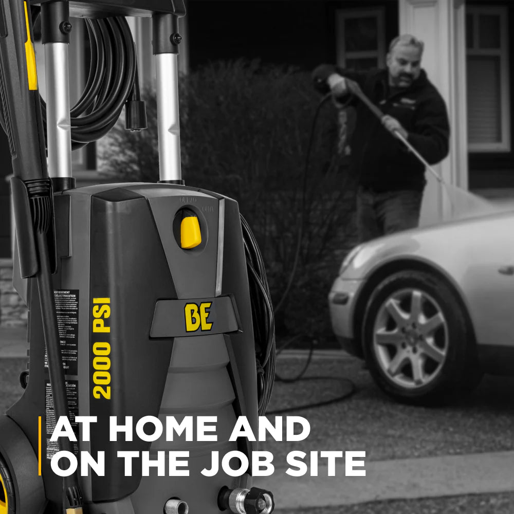 BE 2000psi 1.7gpm Electric Pressure Washer 120V