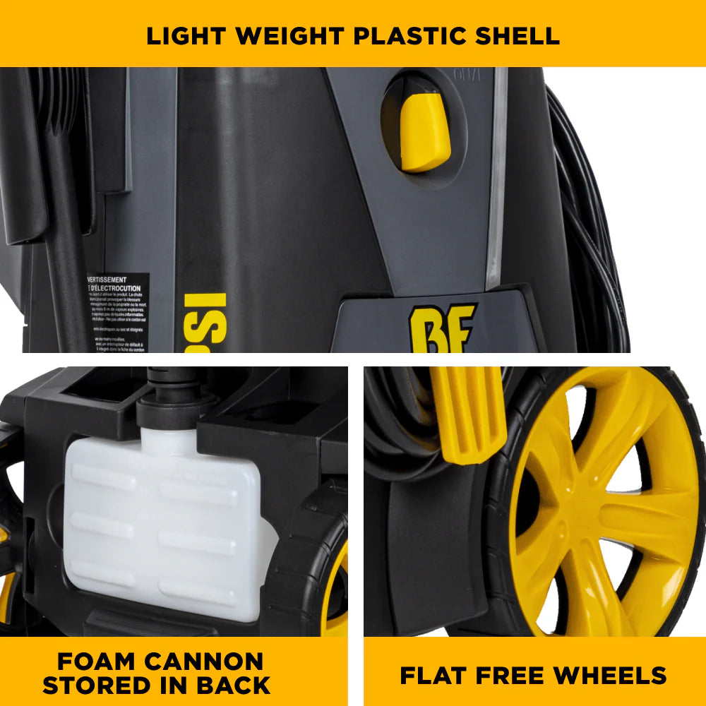 BE 2000psi 1.7gpm Electric Pressure Washer 120V