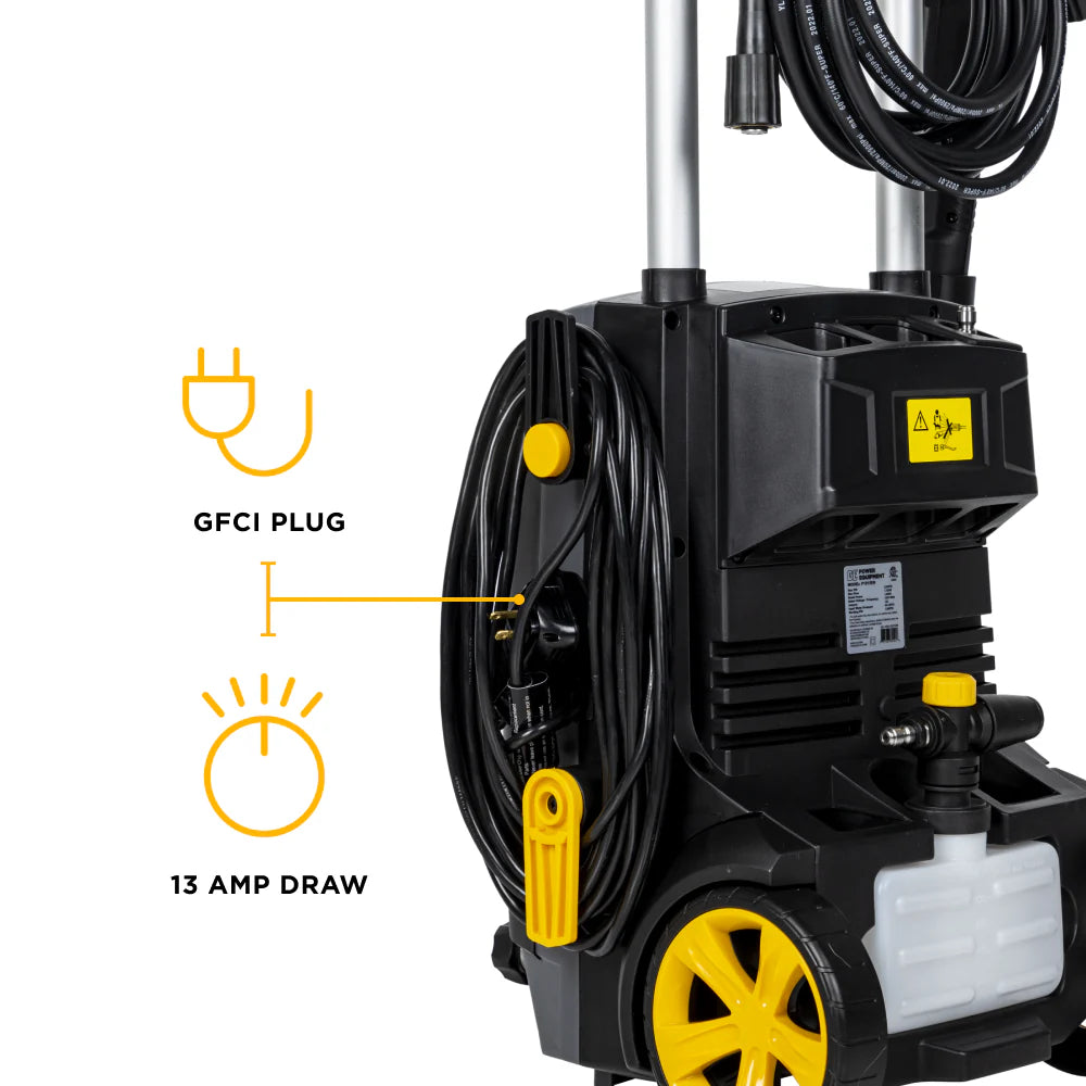 BE 2000psi 1.7gpm Electric Pressure Washer 120V