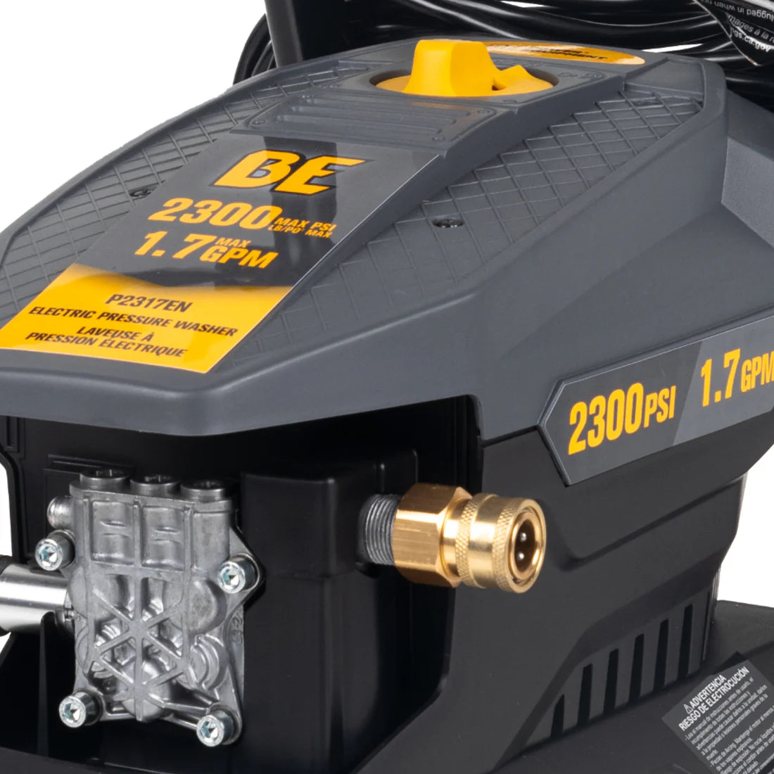 BE 110volt 2300psi 1.7gpm Residential Electric Pressure Washer P2317EN