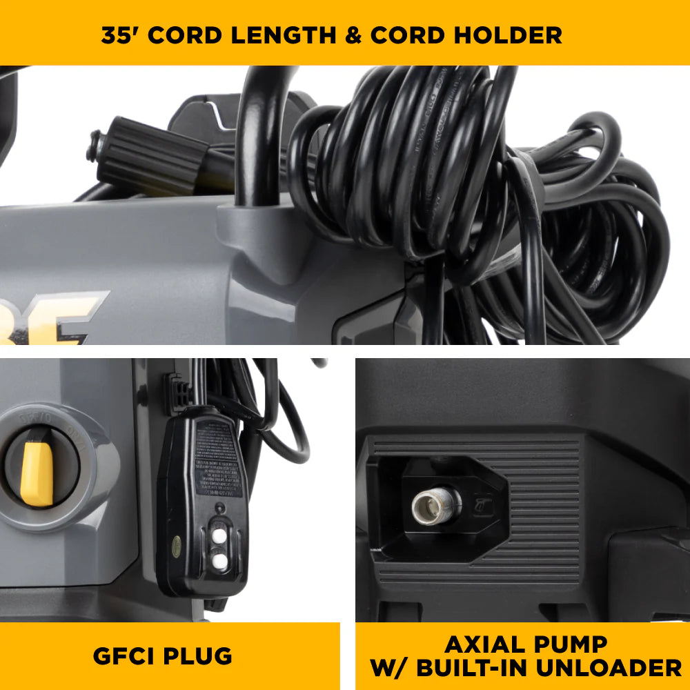 BE 110volt 2500psi 1.8gpm Residential Electric Pressure Washer P2518EN