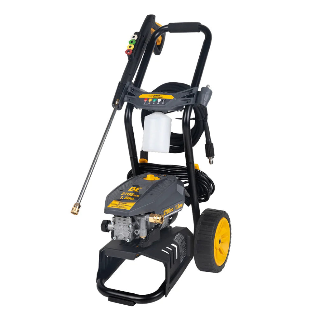 BE 2700psi 1.3gpm Electric Pressure Washer 120V Corded GFCI Protected