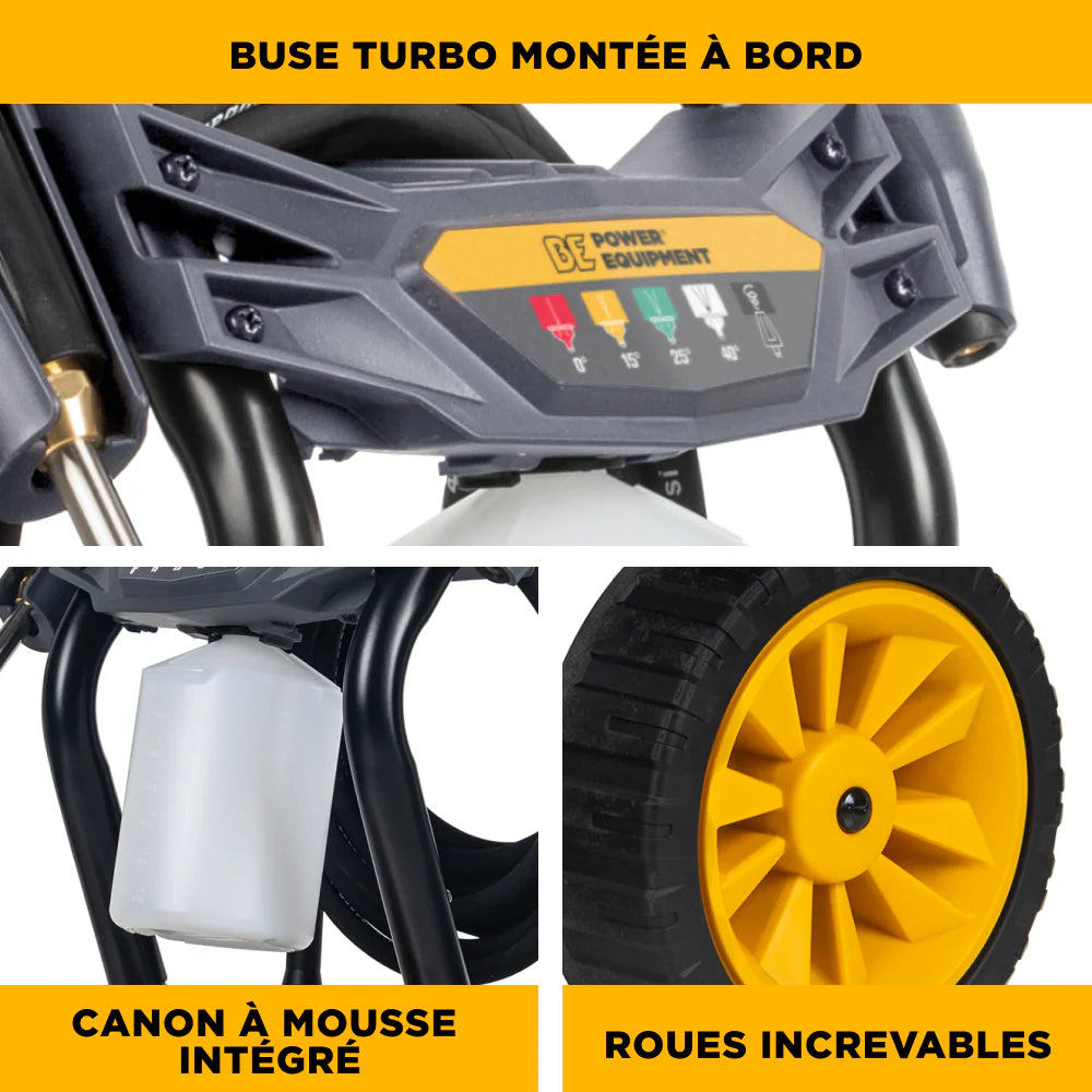 BE 2700psi 1.3gpm Electric Pressure Washer 120V