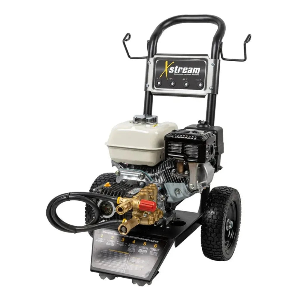 BE X-2565HWCOMSP 2500psi 3.0gpm Honda Direct Drive Gas Pressure Washer Steel Frame Comet Pump ATPRO Powerclean Equipment