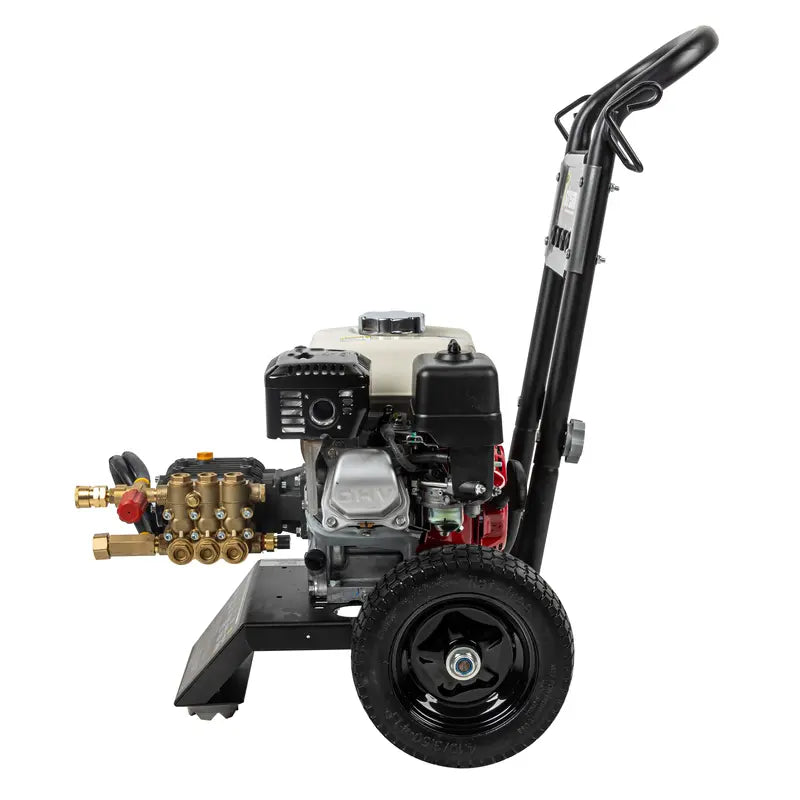 BE 2500psi 3.0gpm Honda Direct Drive Gas Pressure Washer Portable Steel Frame Comet Pump X-2565HWCOMSP