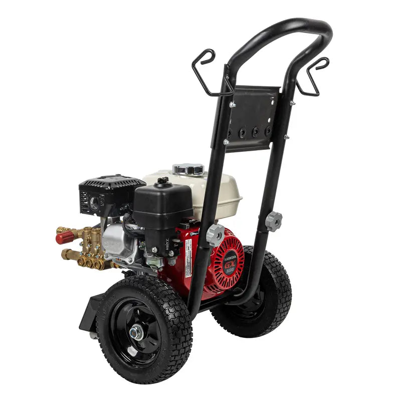 BE 2500psi 3.0gpm Honda Direct Drive Gas Pressure Washer Portable Steel Frame Comet Pump X-2565HWCOMSP