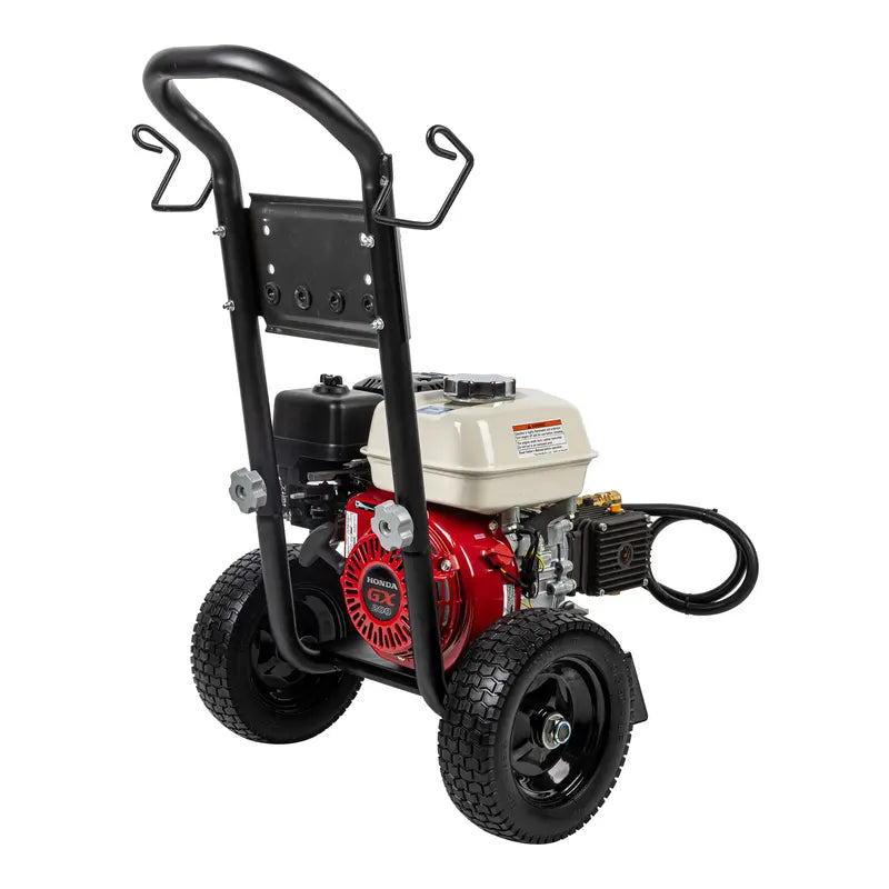 BE 2500psi 3.0gpm Honda Direct Drive Gas Pressure Washer Portable Steel Frame Comet Pump X-2565HWCOMSP