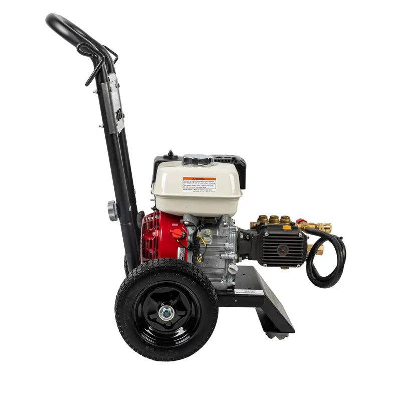 BE 2500psi 3.0gpm Honda Direct Drive Gas Pressure Washer Portable Steel Frame Comet Pump X-2565HWCOMSP