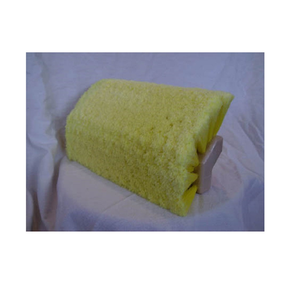 Yellow Angled Very Soft Polystyrene Flow-Through Brush All Purpose Automotive Detailing RV's Boats Windows and Siding