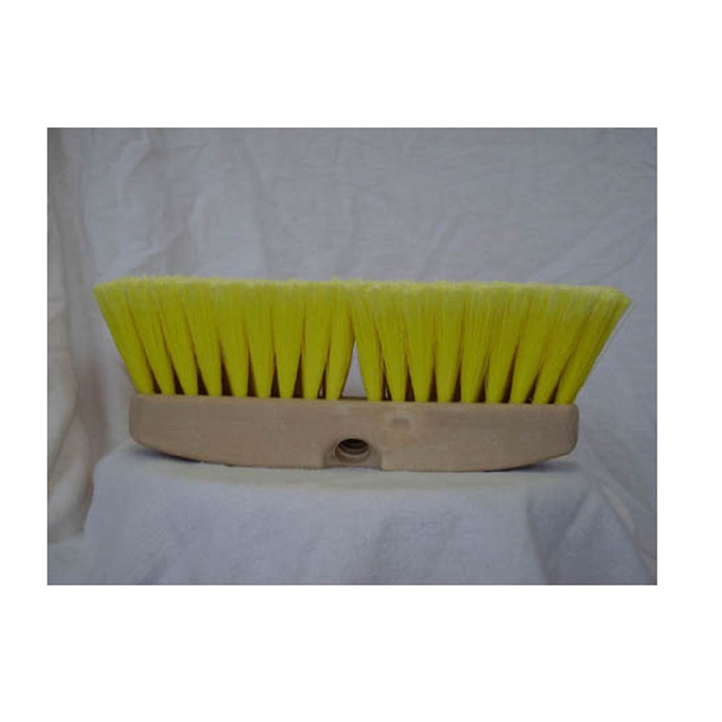 Yellow Very Soft Polystyrene Flow-Through Brush All Purpose Automotive Detailing RV's Boats Windows and Siding