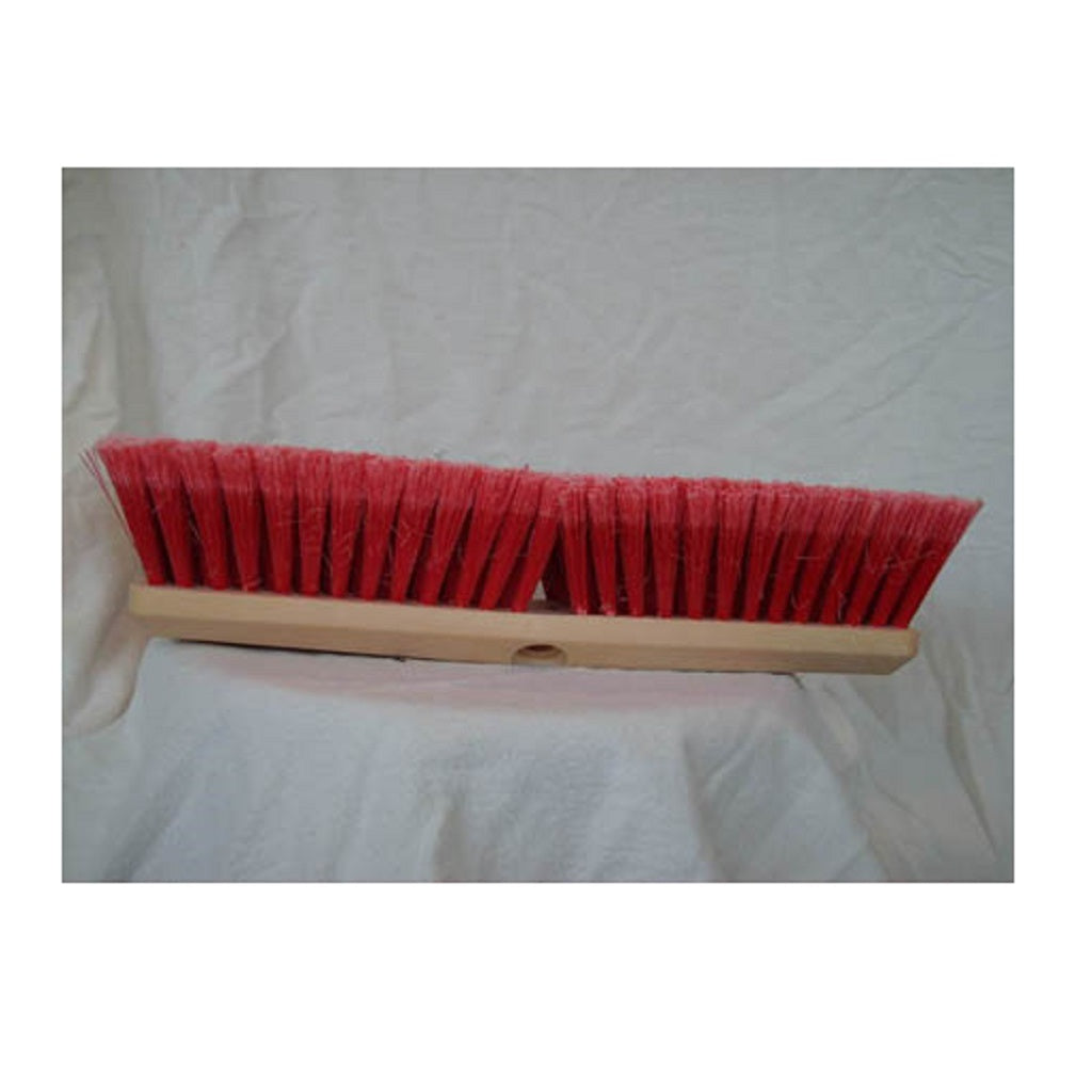 Red Medium Soft Polystyrene Flow-Through Brush with High Chemical Resistance for Cement Truck and Aggressive Cleaning