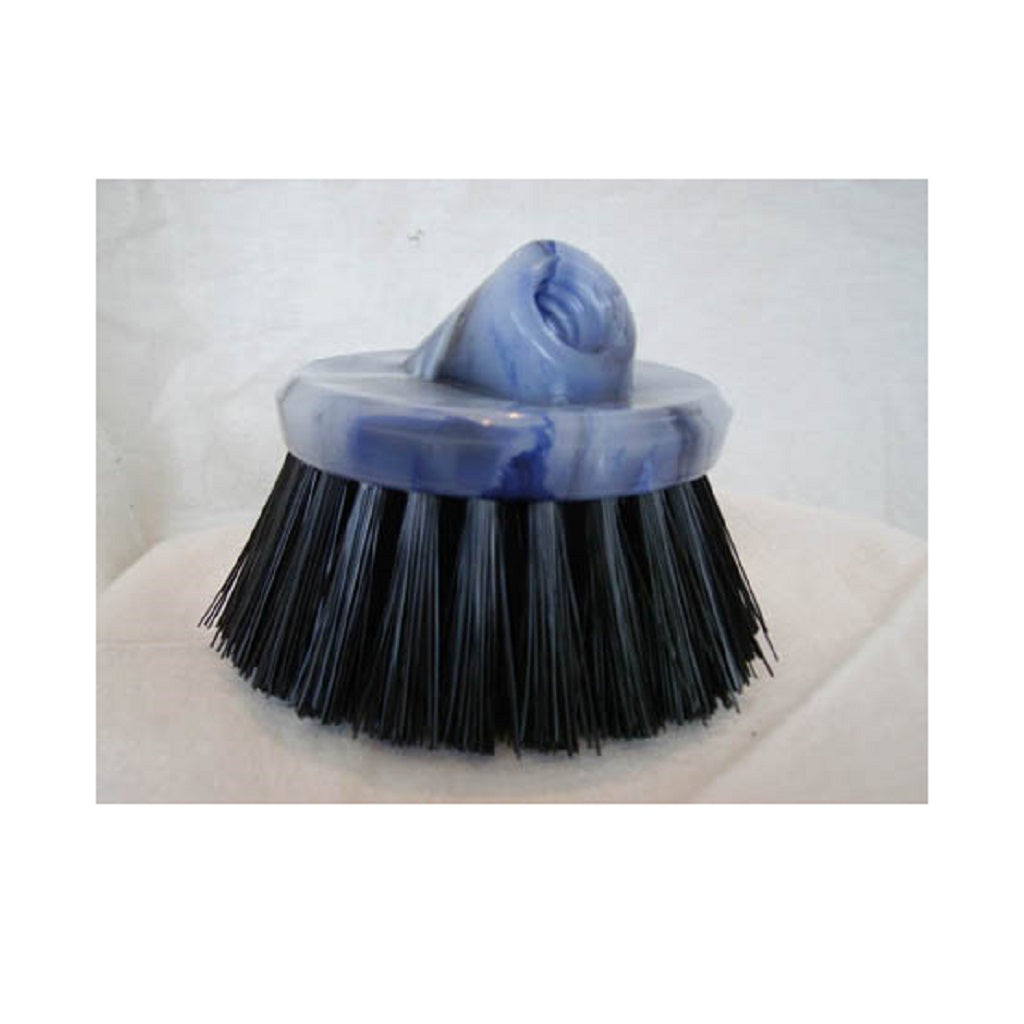Black Aggressive Stiff Polypropylene Flow-Through Brush for Roof Moss Removal and Deck Scrub