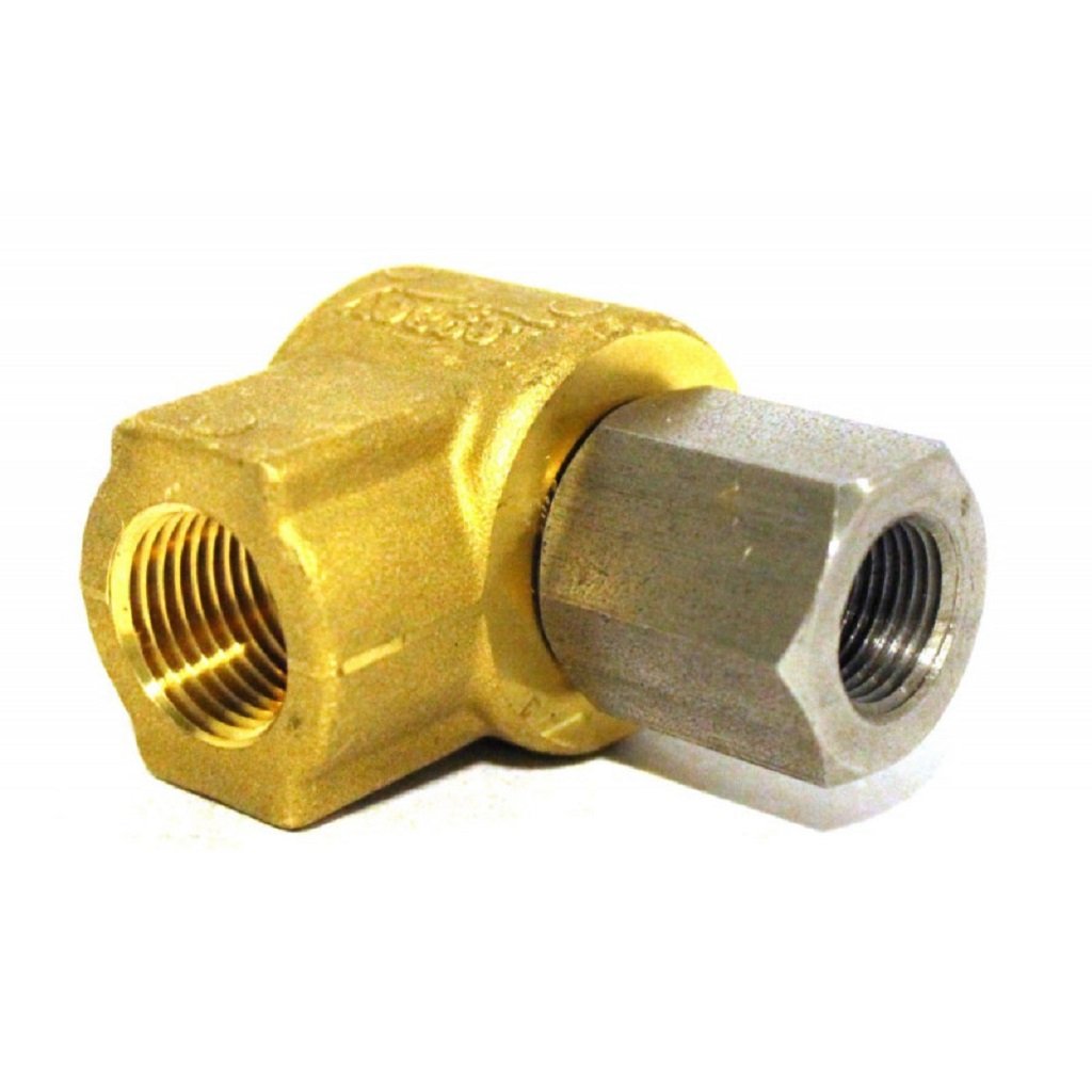 Legacy Brass Hose Reel Swivel 1/2" FPT In x 3/8" FPT Out 5000psi