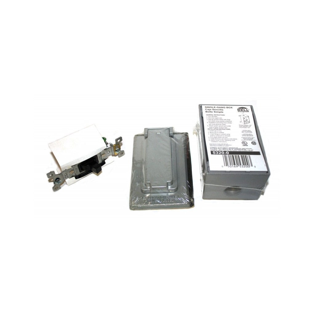 Toggle Switch (30amp) and Rain Tight Box 8.903-802.0
