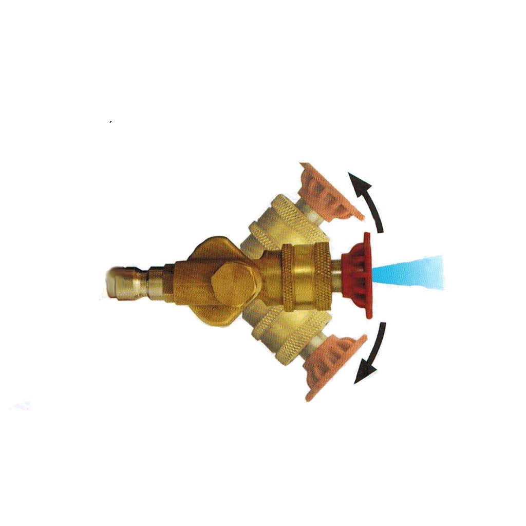 Adjustable Pivot Coupler for Quick Connect Spray Tips 4000psi