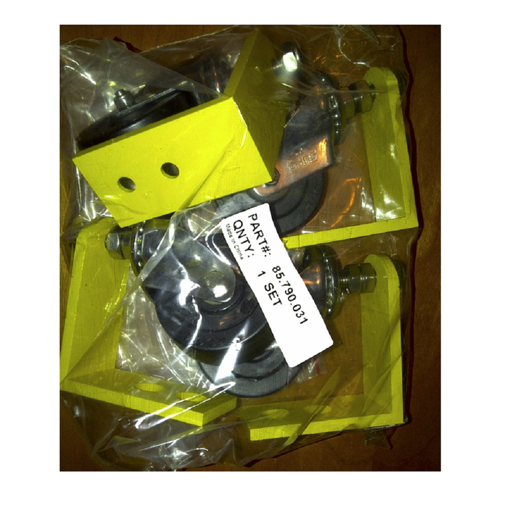 85.790.031 BE 20" Whirlaway Surface Cleaner Castor Wheel Kit