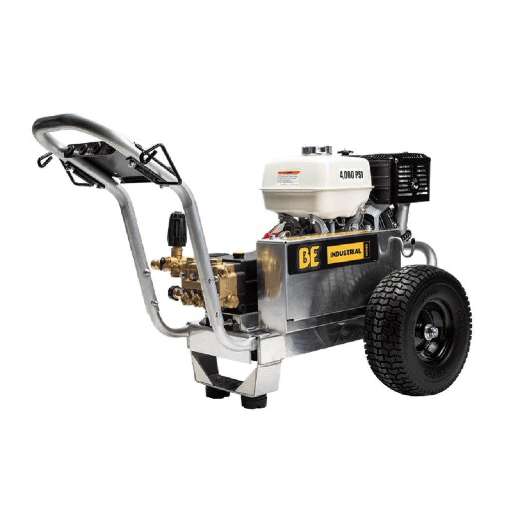 BE 4200psi 4.2gpm Honda GX390 Portable Belt Drive Pressure Washer