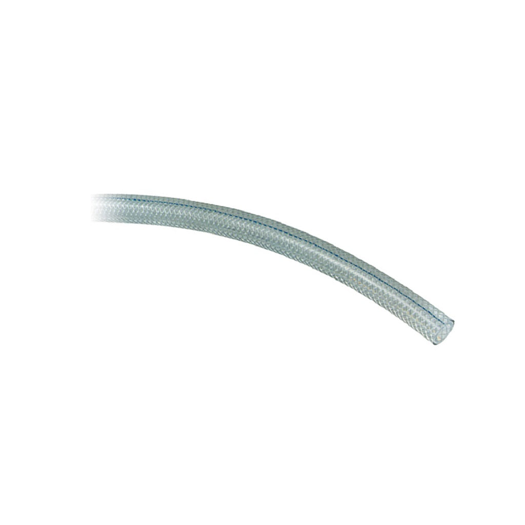Clear Braid PVC Poly Water Plumbing and Softwashing Hose 300psi