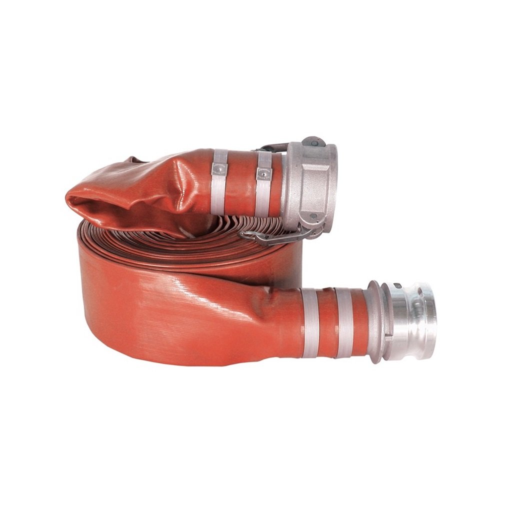 G972-200CE50 2" Red Water Pump Discharge Hose Kit 50 Feet