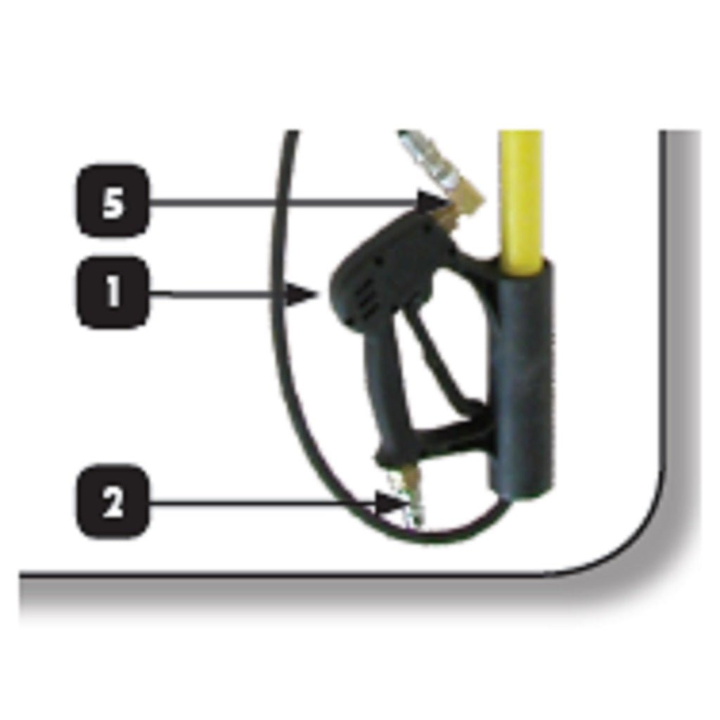 BE Fiberglass "Lever-lock" Telescoping Long Wand Parts