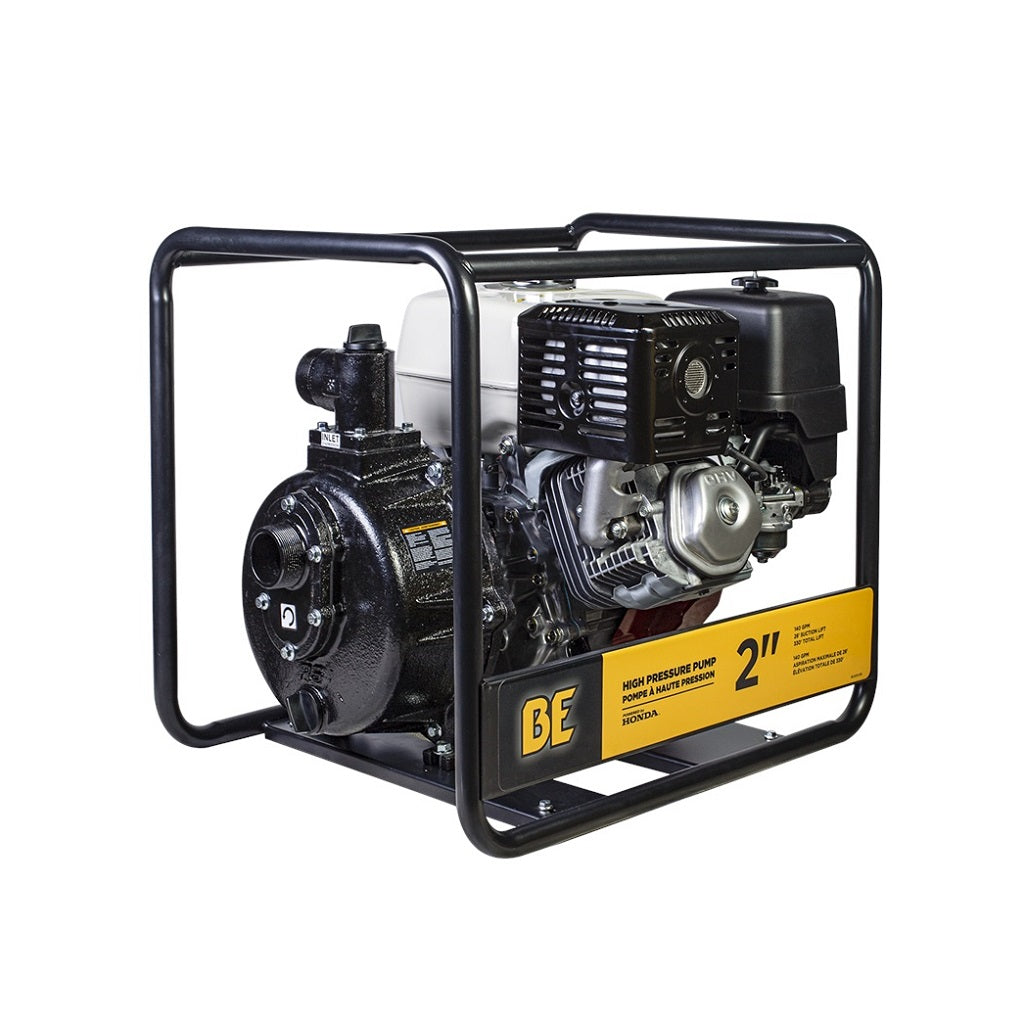 2" BE HP-2013HR High Pressure 13Hp Honda Water Pump 140gpm