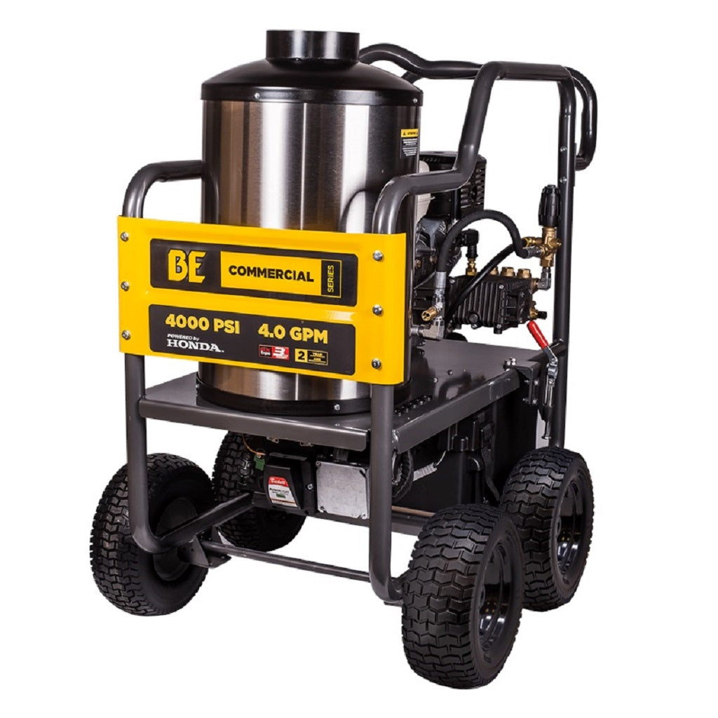 BE 4000psi 4.0gpm Honda Direct Drive Portable Hot Water Pressure Washer Diesel Burner HW4013HG/C