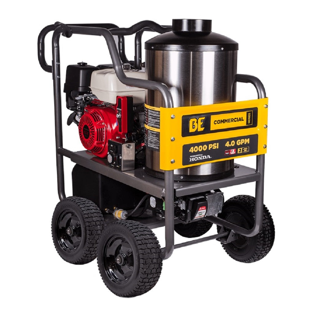 BE 4000psi 4.0gpm Honda Direct Drive Portable Hot Water Pressure Washer Diesel Burner HW4013HG/C