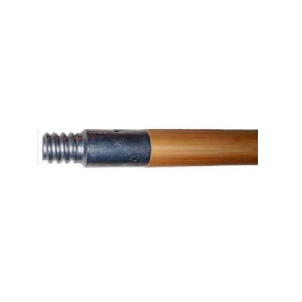 60 Inch Wooden Handle with Metal Tip for Broom and Brush Poles
