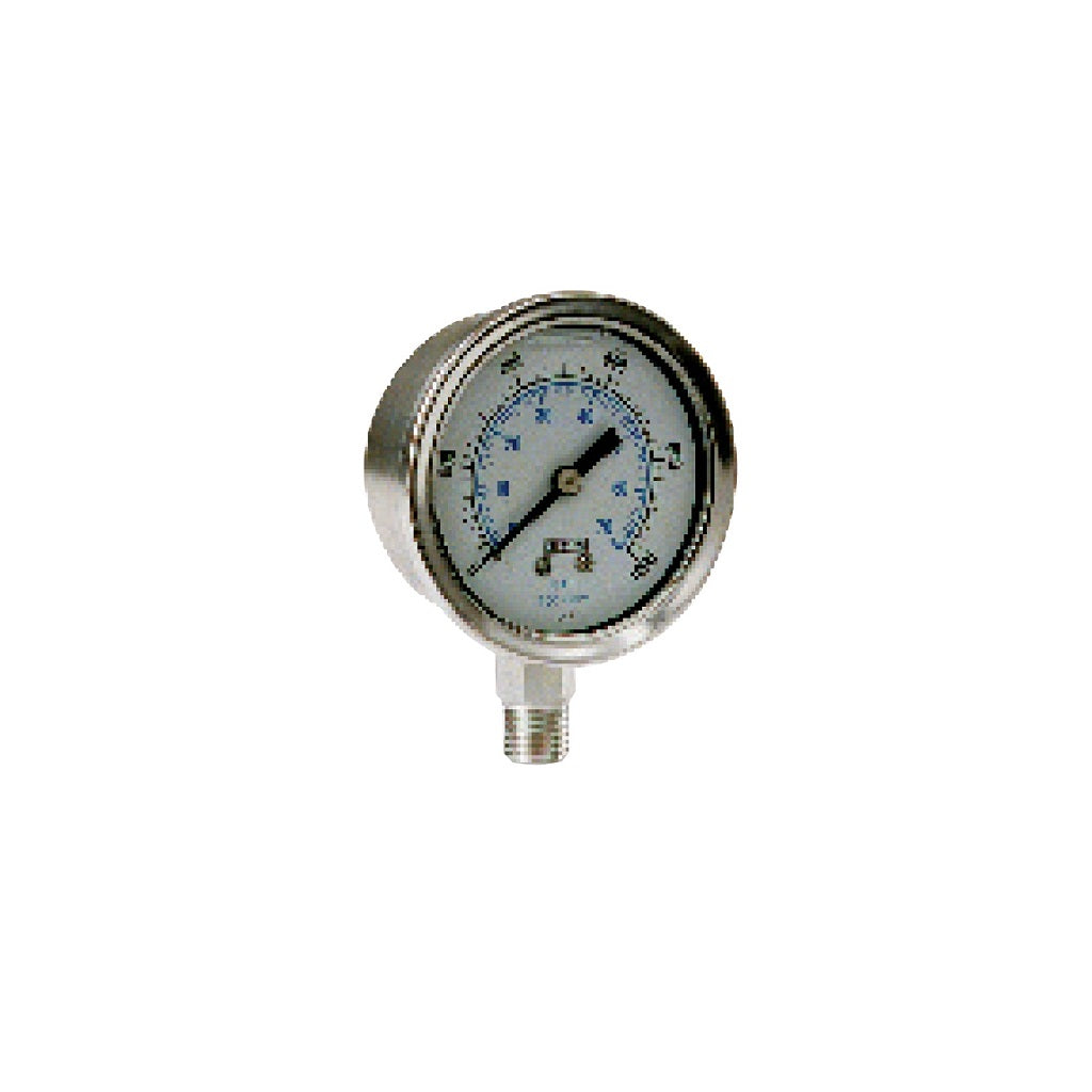 Liquid Glycerin Filled Pressure Gauge 1/4" MPT