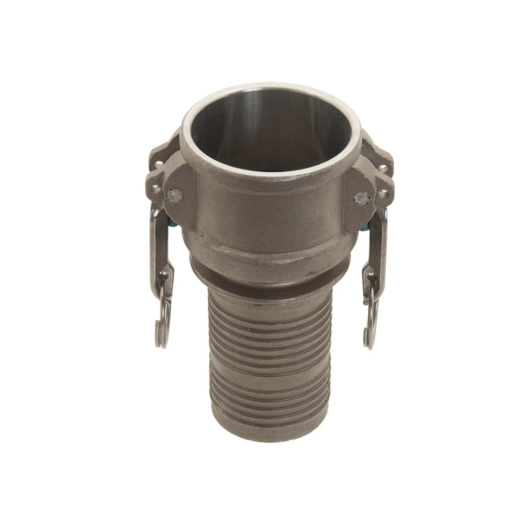 Stainless Cam-Lock Coupler (female) x Hose Barb Type C