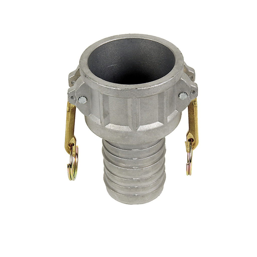 Aluminum Cam-Lock Coupler (female) x Hose Barb Type C