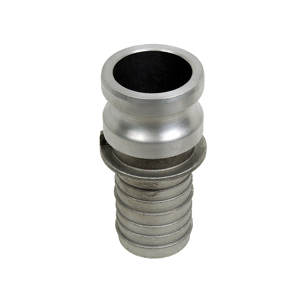 Aluminum Cam-Lock Coupler (male) x Hose Barb Type E