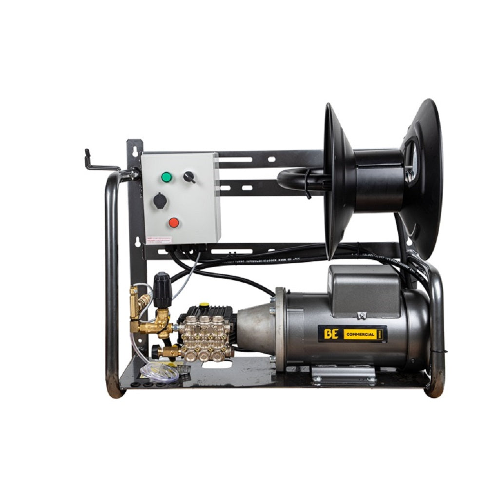 BE 220Volt 2000psi 3.5gpm Hot Water Capable Industrial Electric Pressure Washer Wall Mount X-2050FW1GENHT